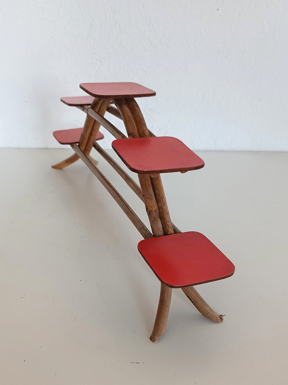 Image 1 of Fifties Plant Table With Five Shelves