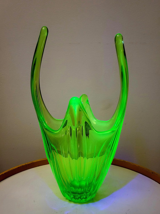 Image 1 of Uranium Of Annagroen Centerpiece, Val Saint Lambert, Organic Design, Belgium