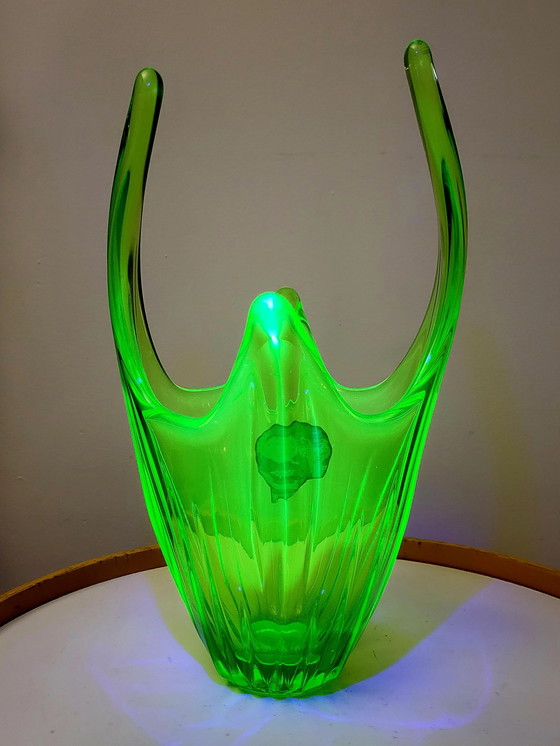 Image 1 of Uranium Of Annagroen Centerpiece, Val Saint Lambert, Organic Design, Belgium