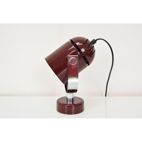 Image 1 of Vintage metal and chrome wall lamp by Stanislav Indra for Combi Lux, Czechoslovakia 1970