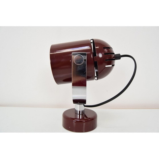 Image 1 of Vintage metal and chrome wall lamp by Stanislav Indra for Combi Lux, Czechoslovakia 1970