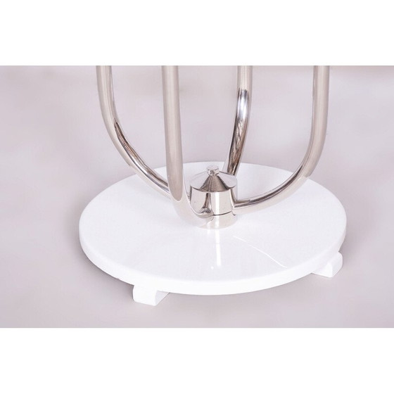 Image 1 of Vintage chromed steel flower stand by Vichr a spol, Czechoslovakia 1930