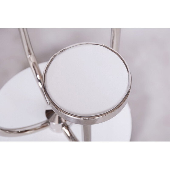 Image 1 of Vintage chromed steel flower stand by Vichr a spol, Czechoslovakia 1930