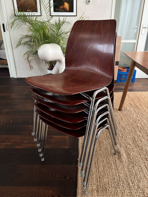 6 sillas Pagholz apilables