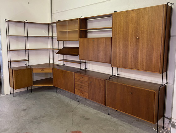 Image 1 of Omnia Shelf System In Teak By Ernst Dieter Hilker 1960S