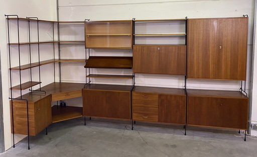 Omnia Shelf System In Teak By Ernst Dieter Hilker 1960S