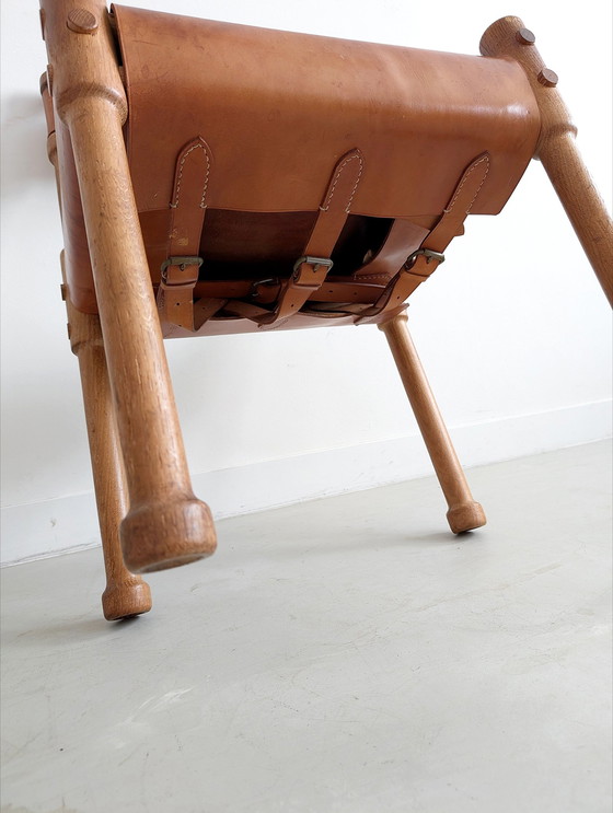 Image 1 of Brutalist Safari Chair 1960'S