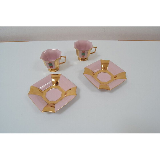 Image 1 of Coppia di tazze e piattini vintage di Haas &amp; Czjzek, 1960