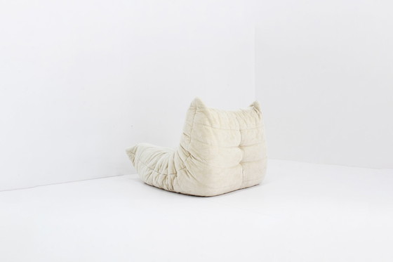 Image 1 of Poltrona originale vintage Togo Ligne Roset in velluto beige