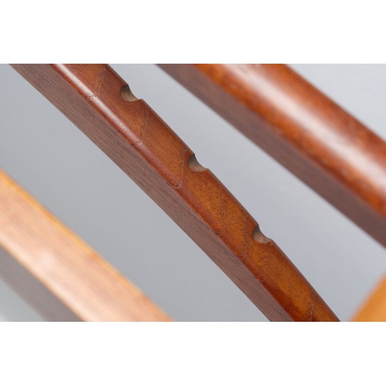 Image 1 of Vintage teak and lacquered wall safe by Adam Hoff and Paul Ostergaard for Virum Mobelsnidkeri, Denmark 1960