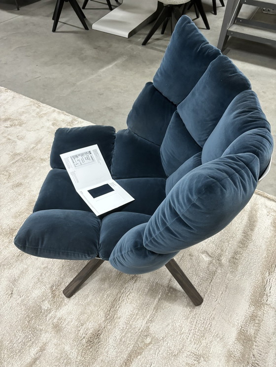 Image 1 of B&B Italia Husk lounge Chair in Sirio velour fabric