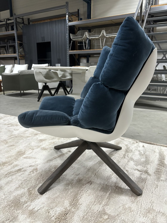 Image 1 of B&B Italia Husk lounge Chair in Sirio velour fabric