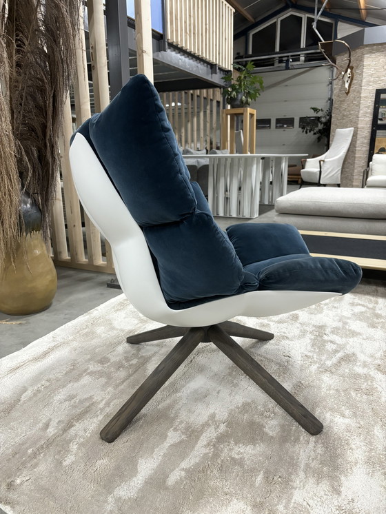 Image 1 of B&B Italia Husk lounge Chair in Sirio velour fabric