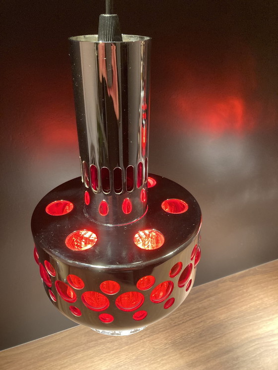 Image 1 of 2 enormi lampade a sospensione vintage in stile spaziale