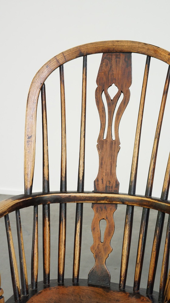 Image 1 of Wooden Dining Chair With High Back