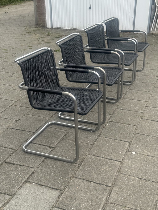 4x Tecta Dining Chairs Model D41