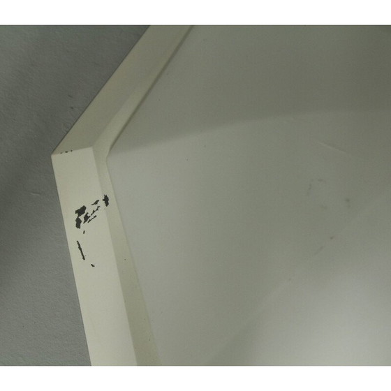 Image 1 of Lampada da soffitto vintage in metallo e vetro di Glasshütte Limburg, Germania, 1970