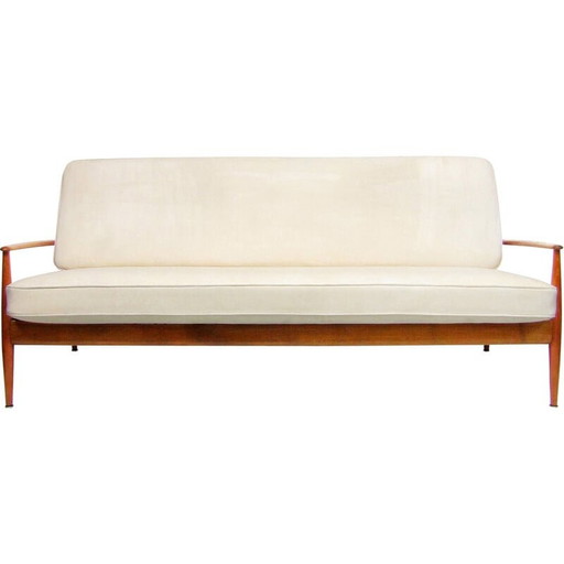 Vintage teak sofa by Grete Jalk for France and Daverkosen, Denmark 1950