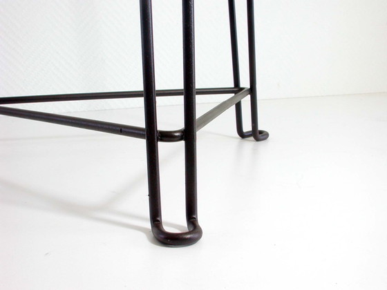 Image 1 of Tomado Mid-Century Tripod Goatskin Stool by Jan Van Der Togt