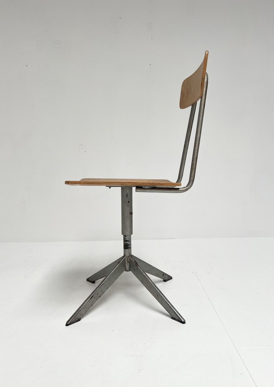 Image 1 of Height Adjustable (Office) Chair From Biofiz, 1960'S (Per Piece)