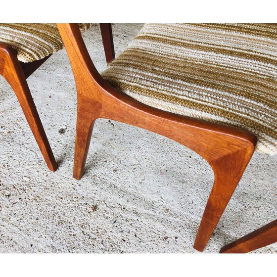 Image 1 of Set of 4 vintage teak chairs by R Huber& Co 1960