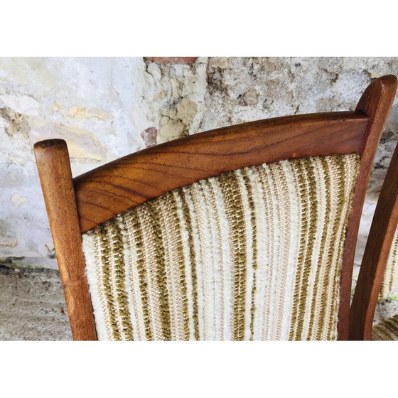 Image 1 of Set of 4 vintage teak chairs by R Huber& Co 1960