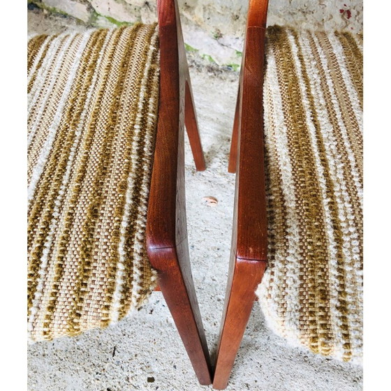 Image 1 of Set of 4 vintage teak chairs by R Huber& Co 1960