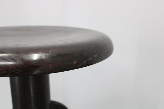 Image 1 of 1950S Piano Adjustable Wooden Stool, Czechoslovakia 