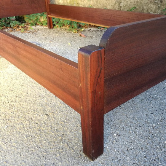 Image 1 of Divano letto vintage in palissandro e mogano, anni '40