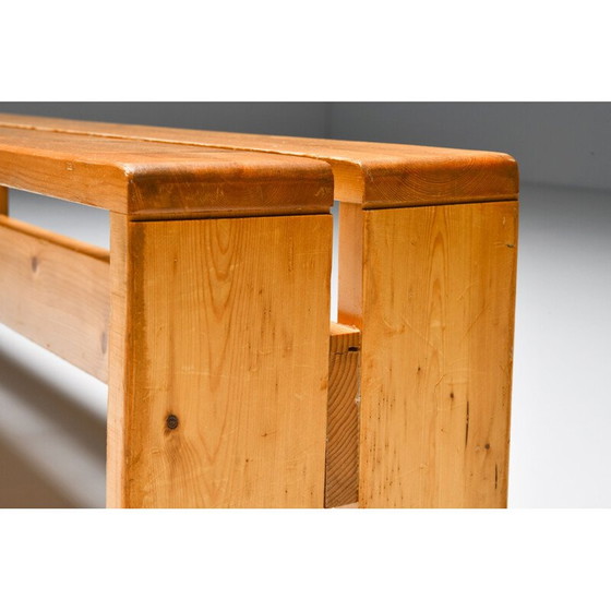 Image 1 of Mid century Les Arc three-person bench, 1960s