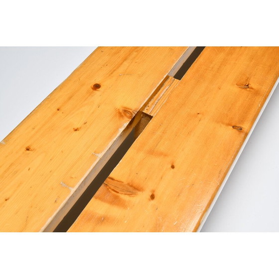 Image 1 of Mid century Les Arc three-person bench, 1960s