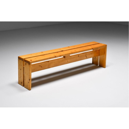 Mid century Les Arc three-person bench, 1960s