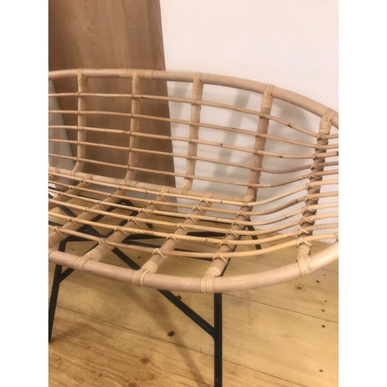 Image 1 of Vintage "citron" 2 seats armchair contemporary edition Oxyo by Janine Abraham & Dirk Jan Rol, 1957s