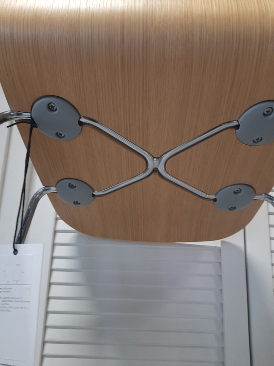 Image 1 of Normann Copenhagen Just Barstool Oak Chrome