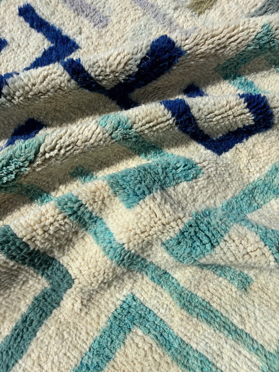 Image 1 of Modern Moroccan Berber Wool Rug