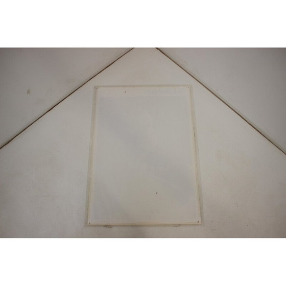 Image 1 of Vintage Rick Burleson painting in paper and plastic, USA 1978