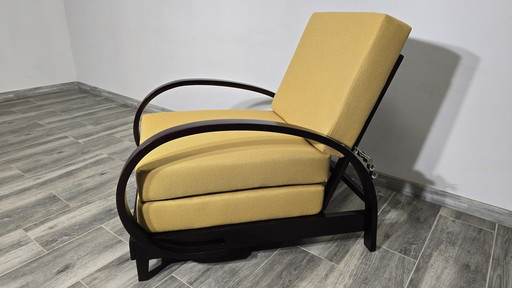 Art Deco Armchair By Jindrich Halabala