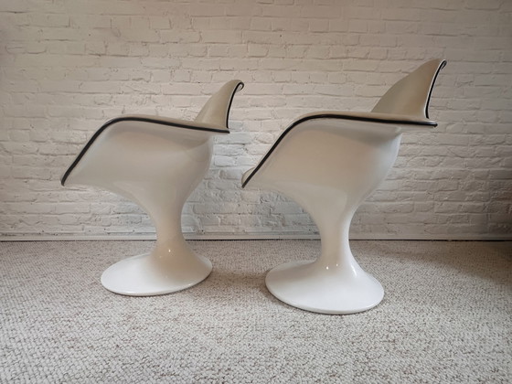 Image 1 of 2x chaises d'orbite Herman Miller Farner & Grundner