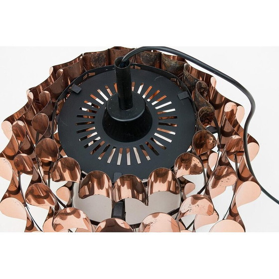 Image 1 of Mid-century copper pendant lamp by Thorsten Orrling for Temde, 1950s