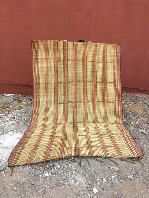 Mauritanian mat Touareg carpet 2.72 X 1.83 M