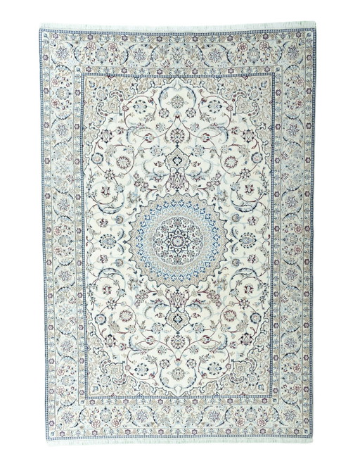 Alfombra oriental - Nain 9La - con seda - 304 x 204 cm