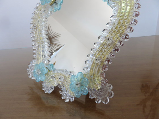 Image 1 of Venetian Mirror In Murano Glass 1950