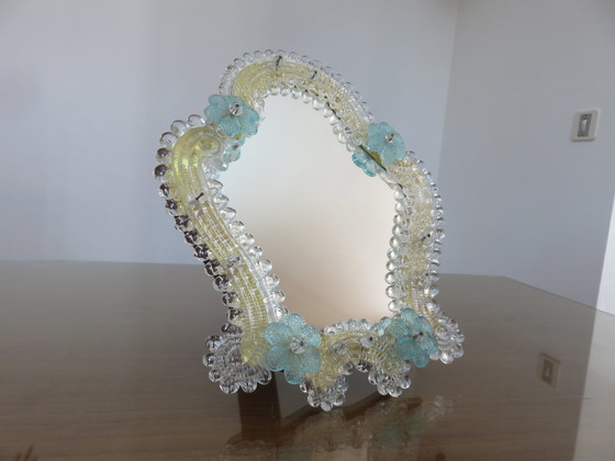 Image 1 of Venetian Mirror In Murano Glass 1950