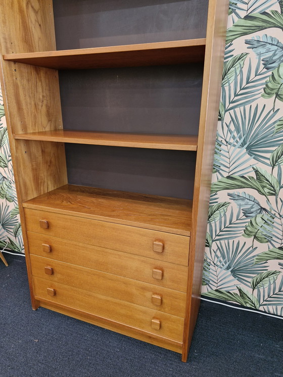 Image 1 of Vintage Danish Design Bookcase With Drawers