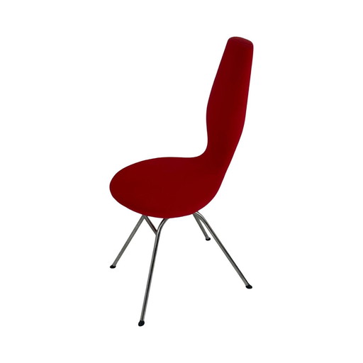 Olav Eldøy - Stokke - Desk Or Dining Chair - Model ‘Date’ - Red Upholstery