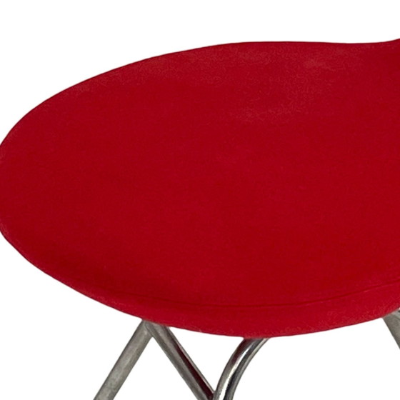 Image 1 of Olav Eldøy - Stokke - Desk Or Dining Chair - Model ‘Date’ - Red Upholstery