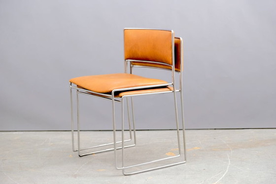 Image 1 of Mid-Century Dining chairs by Preben Fabricius & Jørgen Kastholm for Kill International, Set of 2