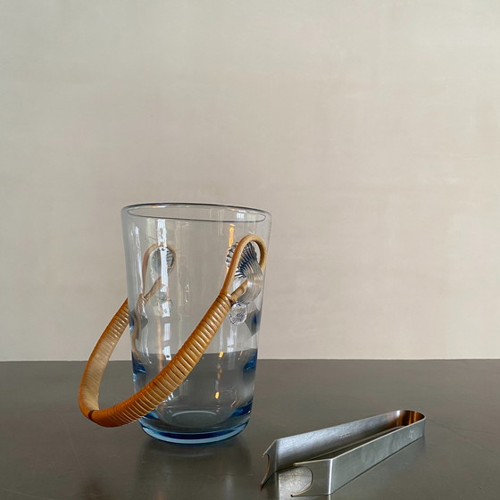 Image 1 of Per Lütken for Holmegaard Glass Ice Bucket, Denmark, 1950s