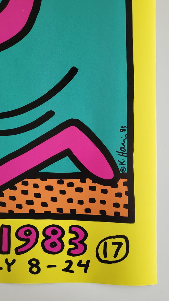 Image 1 of Keith Haring - Montreux Jazz Festival - Yellow edge