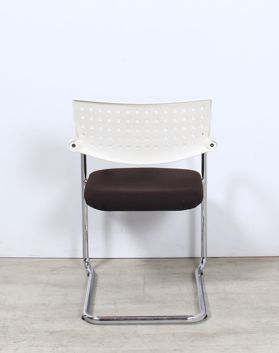 Image 1 of 4x Vitra Visavis cantilever chair